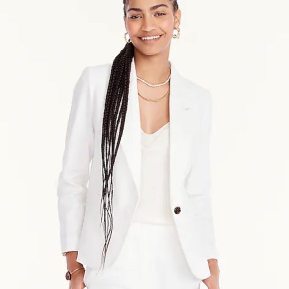 J. Crew Jackets & Coats J Crew Parke Blazer White Poshmark